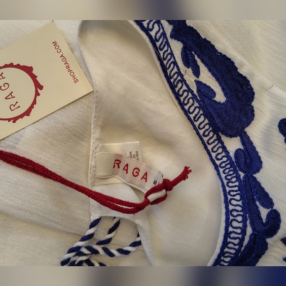 NEW Anthropologie X Raga Boho-chic Embroidered Flowy Goddess Dress Women's Sz Sm - Picture 4 of 10